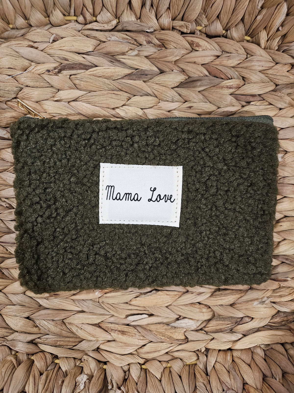 Collection Pochettes Douceur kaki