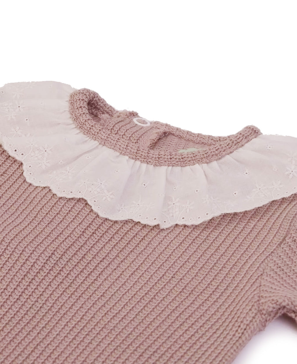 Grenouillère tricotée en coton